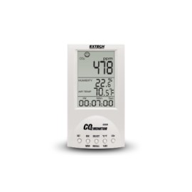 Extech CO220 Monitor de CO2 de calidad del aire de escritorio para interiores