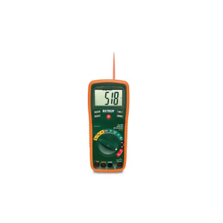 Extech MA120 Mini pinza amperimétrica de CA/CC de 200 A + detector de voltaje