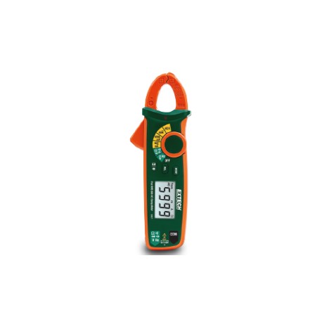 Extech MA61 Pinza amperimétrica de CA de valor eficaz verdadero de 60 A + detector de voltaje sin contacto