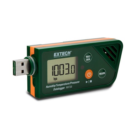 Extech RHT35 Registrador de datos USB de humedad/temperatura/presión barométrica