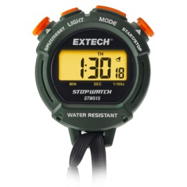 Extech STW515 Cronómetro/Reloj Digital con Calendario y Pantalla Retroiluminada