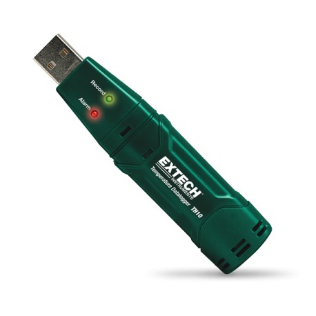 Extech TH10 Registrador de datos de temperatura con USB