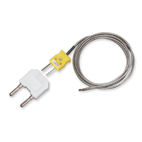 Extech TP875 Sonda de temperatura tipo K con cable corrugado (−58 a 1,000 °F)