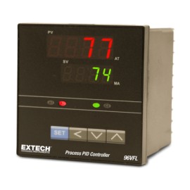 Extec 96VFL11 Controlador PID de temperatura 1/4 DIN con dos salidas de relé