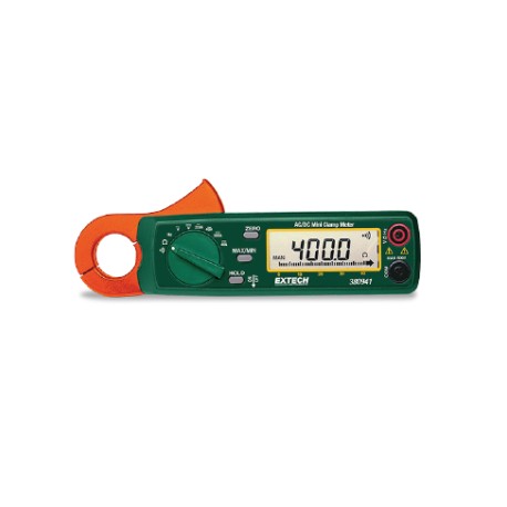 Extech 380941 Pinza amperimétrica miniatura de CA/CC de 200 A