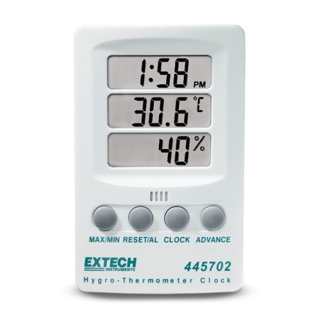 Extech 445702 Reloj de higrotermómetro